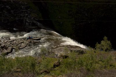 foto: Michele Ramazza, Cascata Eksingefossen dall'alto